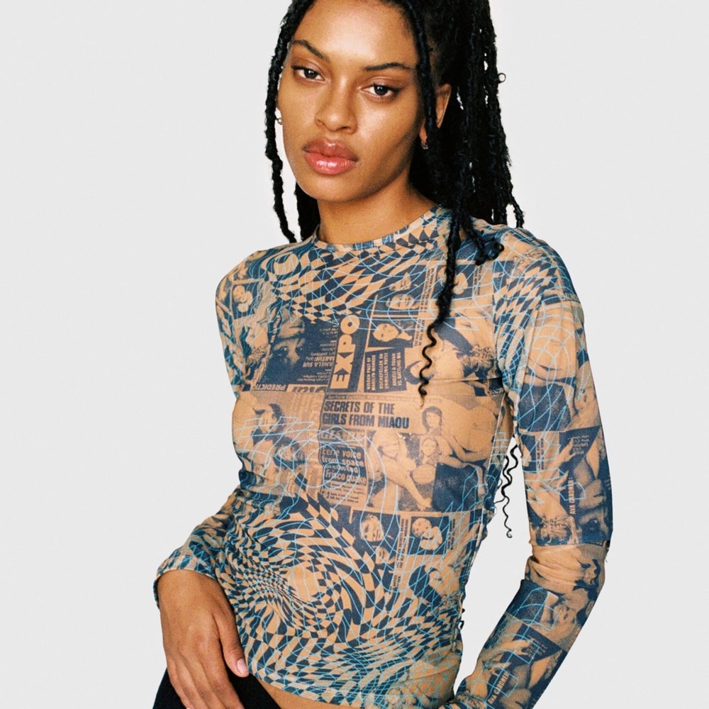 ✨ MIAOU NWT Front Page News Top